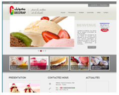 Site Web GECOTRAP, société tunisienne spécialisée dans la production des produits destinés aux métiers de bouche.