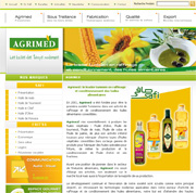 Site Web AGRIMED, raffinage et de conditionnement des huiles alimentaires