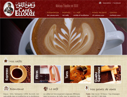 Site web CAFES ELLOUZE, Depuis 1934