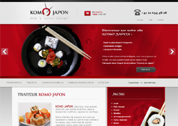 Site Web KOMO JAPON, Suisse