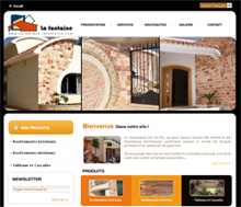 Site Web La Fontaine, 