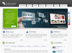 site web dynamique cresus