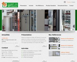 Site web SET Electric Sfax