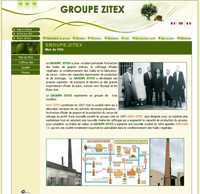 Lancement du site officiel du Groupe - Zitex