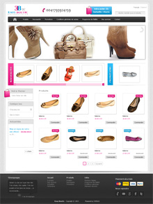 Site web Easyboutic,  site ventes en ligne