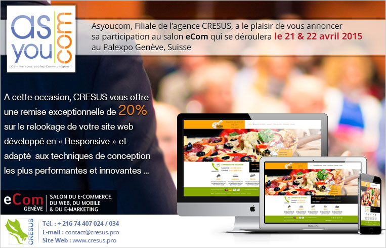 site web Responsive, CRESUS ASYOUCOM